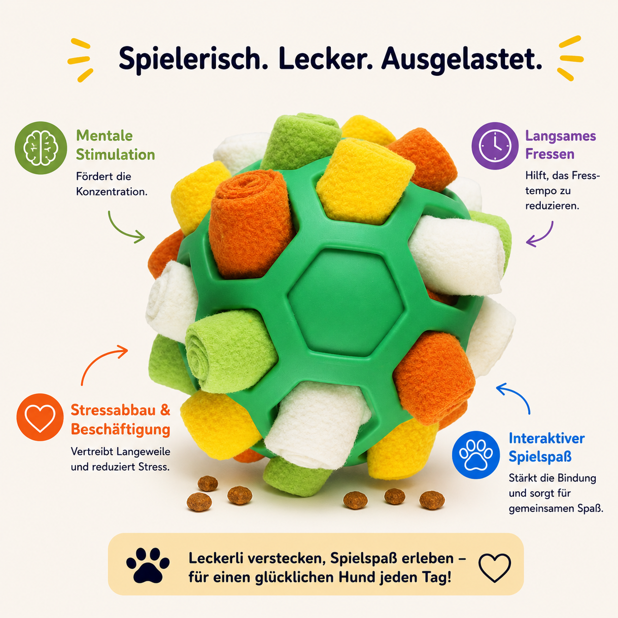 Der intelligente Schnüffel-Snack-Ball