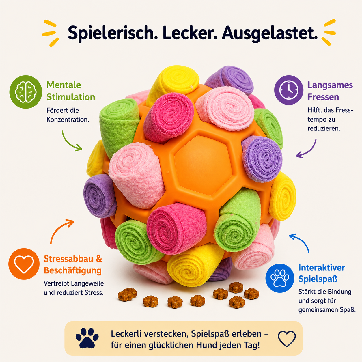 Der intelligente Schnüffel-Snack-Ball