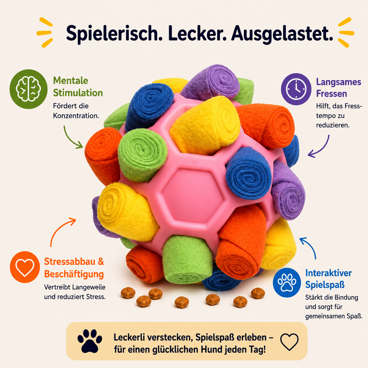 Der intelligente Schnüffel-Snack-Ball