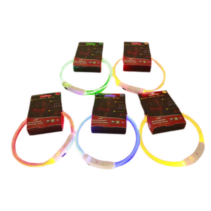 LED-Hundehalsband mit USB-C