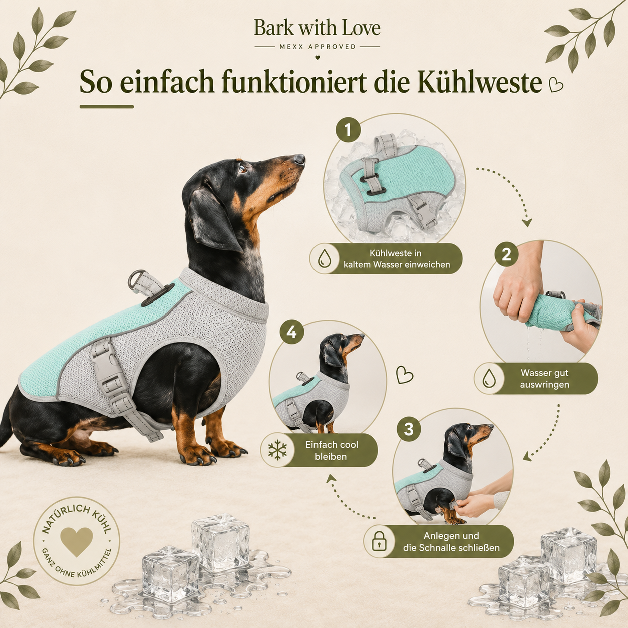 CoolBleiben Hundekühlweste