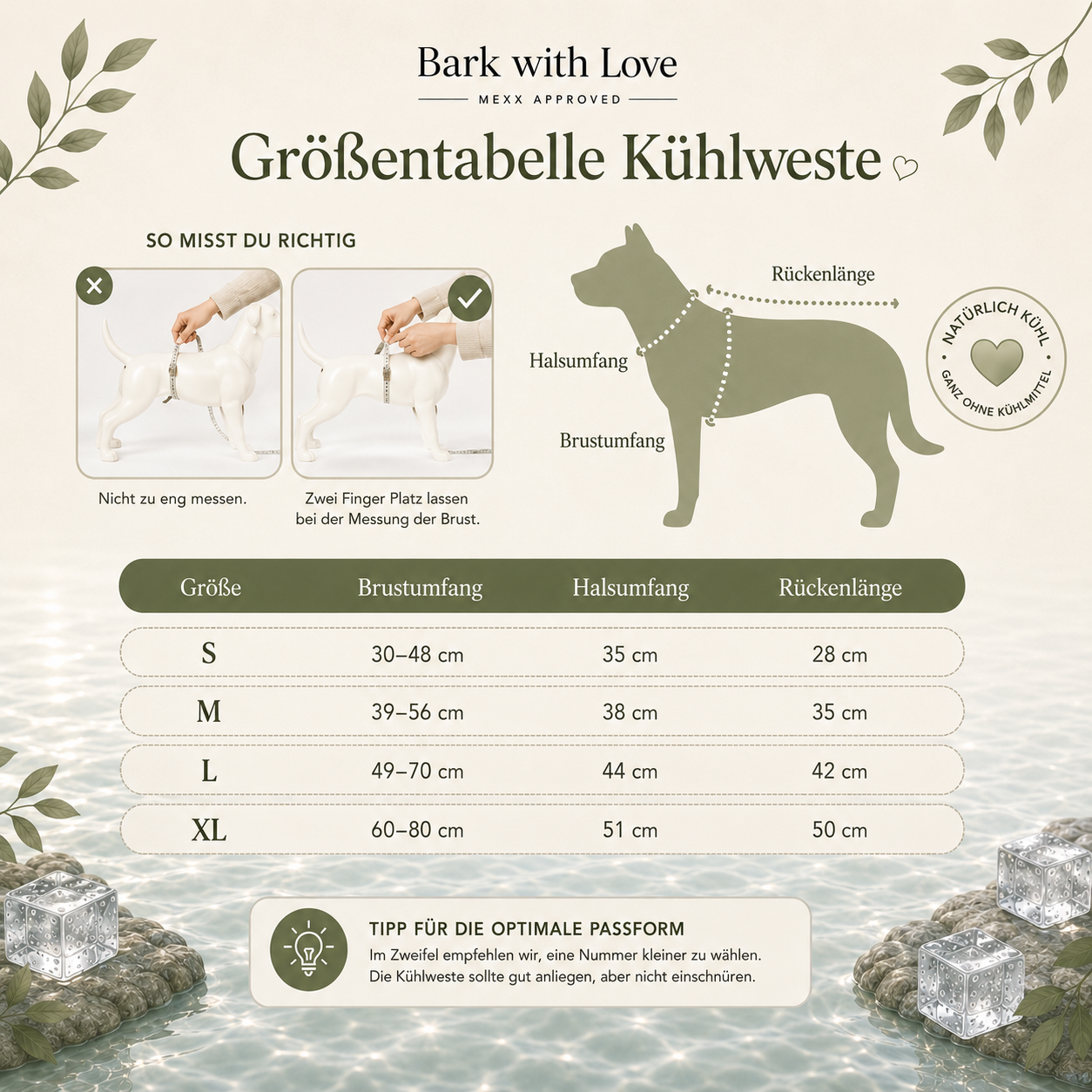 CoolBleiben Hundekühlweste