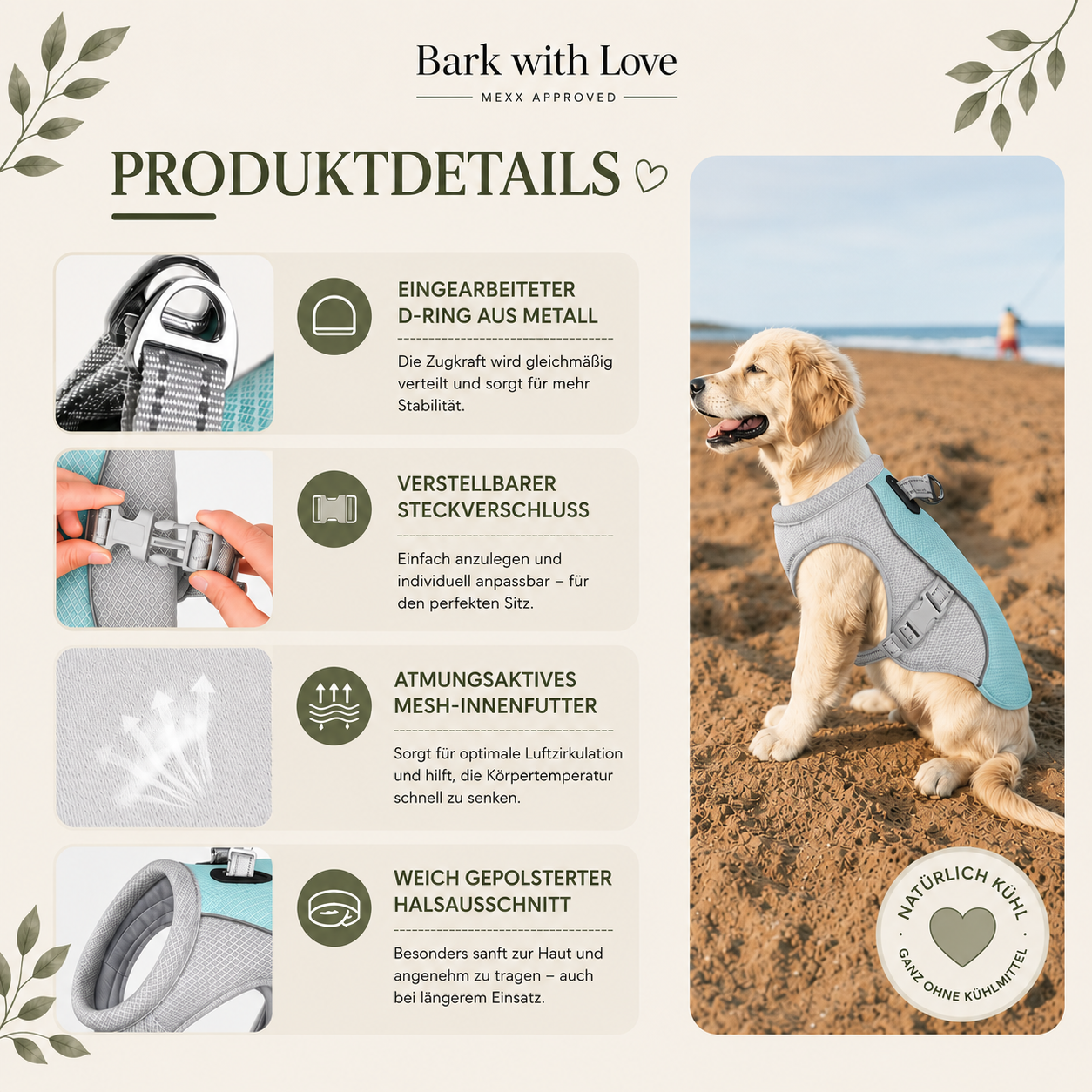 CoolBleiben Hundekühlweste