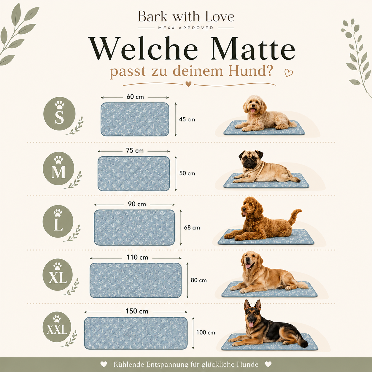 CoolBleiben Hundekühlmatte