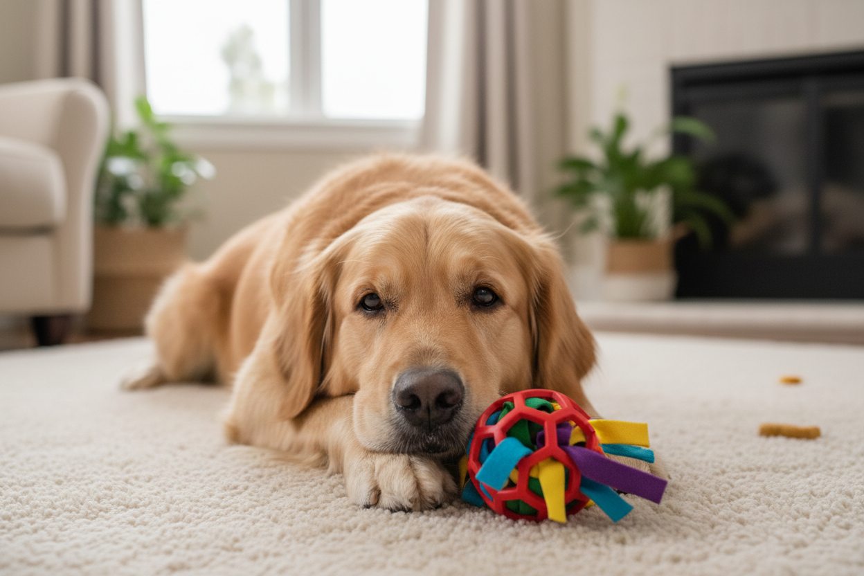 behalte den ball so bei. der stoff füllt den ball allerdings voll aus und hängt ungefähr 0,5cm heraus und ist an den enden eingedreht